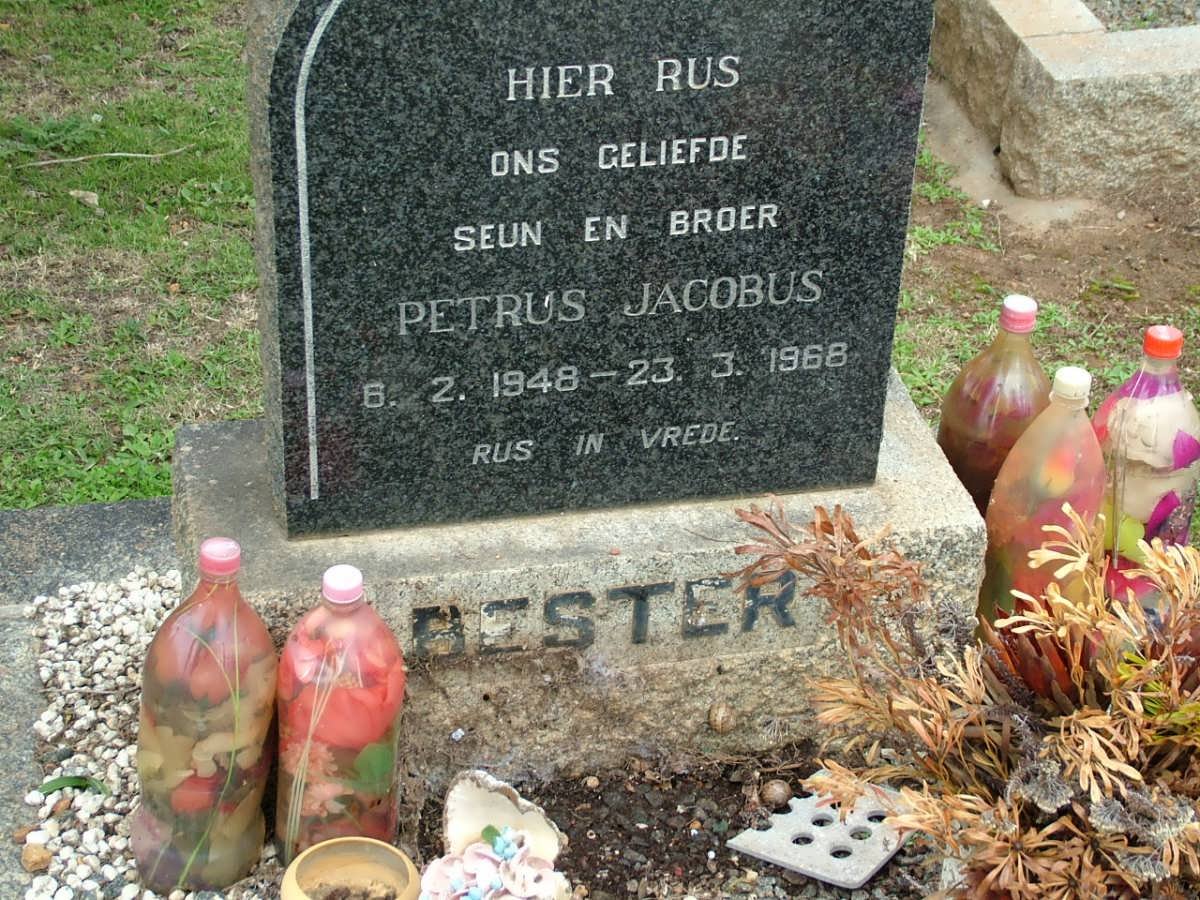 BESTER Petrus Jacobus 1948-1968