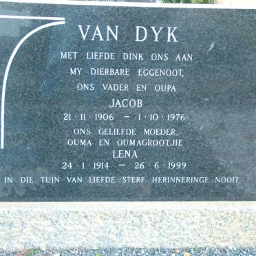 DYK Jacob, van 1906-1976 &amp; Lena 1914-1999 :: JORDAN Harry 1930-2011 &amp; Emmie 1931-2010