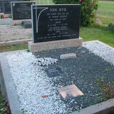 DYK Jacob, van 1906-1976 &amp; Lena 1914-1999 :: JORDAN Harry 1930-2011 &amp; Emmie 1931-2010