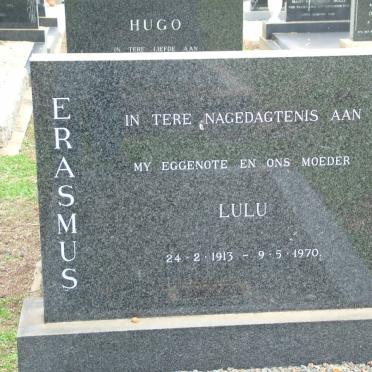 ERASMUS Lulu 1913-1970