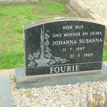 FOURIE Johanna Susanna 1887-1969