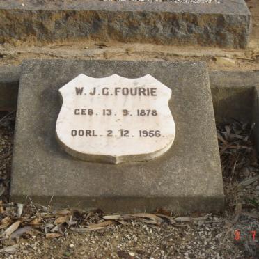 FOURIE W.J.G. 1878-1956