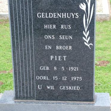 GELDENHUYS Piet 1921-1975