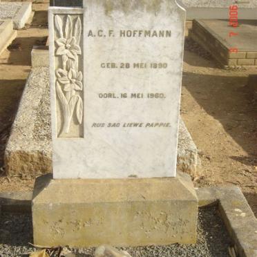HOFFMANN A. C. F. 1890-1960