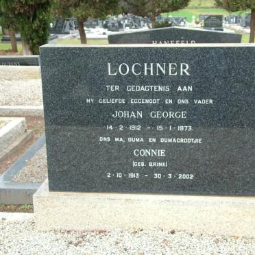 LOCHNER Johan George 1912-1973 &amp; Connie BRINK 1913-2002