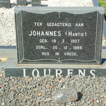 LOURENS Johannes 1907-1986