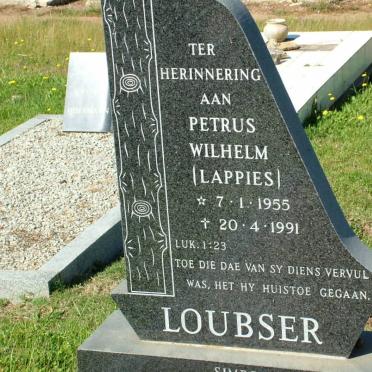 LOUBSER Petrus Wilhelm 1955-1991