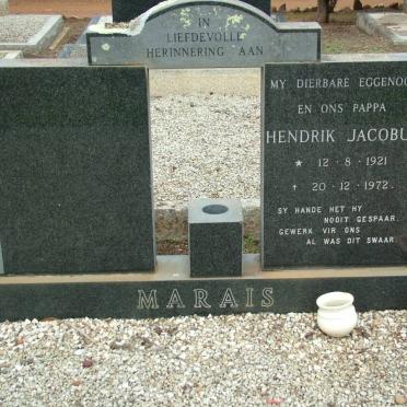 MARAIS Hendrik Jacobus 1921-1972