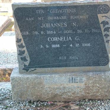 MATTHEE Johannes N. 1884-1957 &amp; Cornelia G. 1888-1966