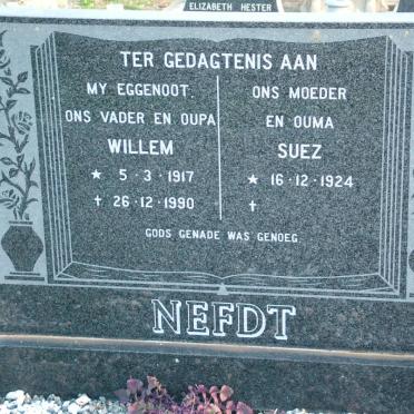 NEFDT Willem 1917-1990 &amp; Suez 1924-