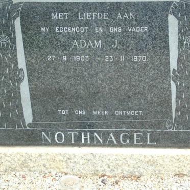 NOTHNAGEL Adam J. 1903-1970