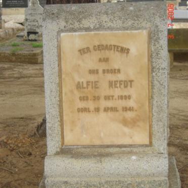 NEFDT Alfie 1890-1941