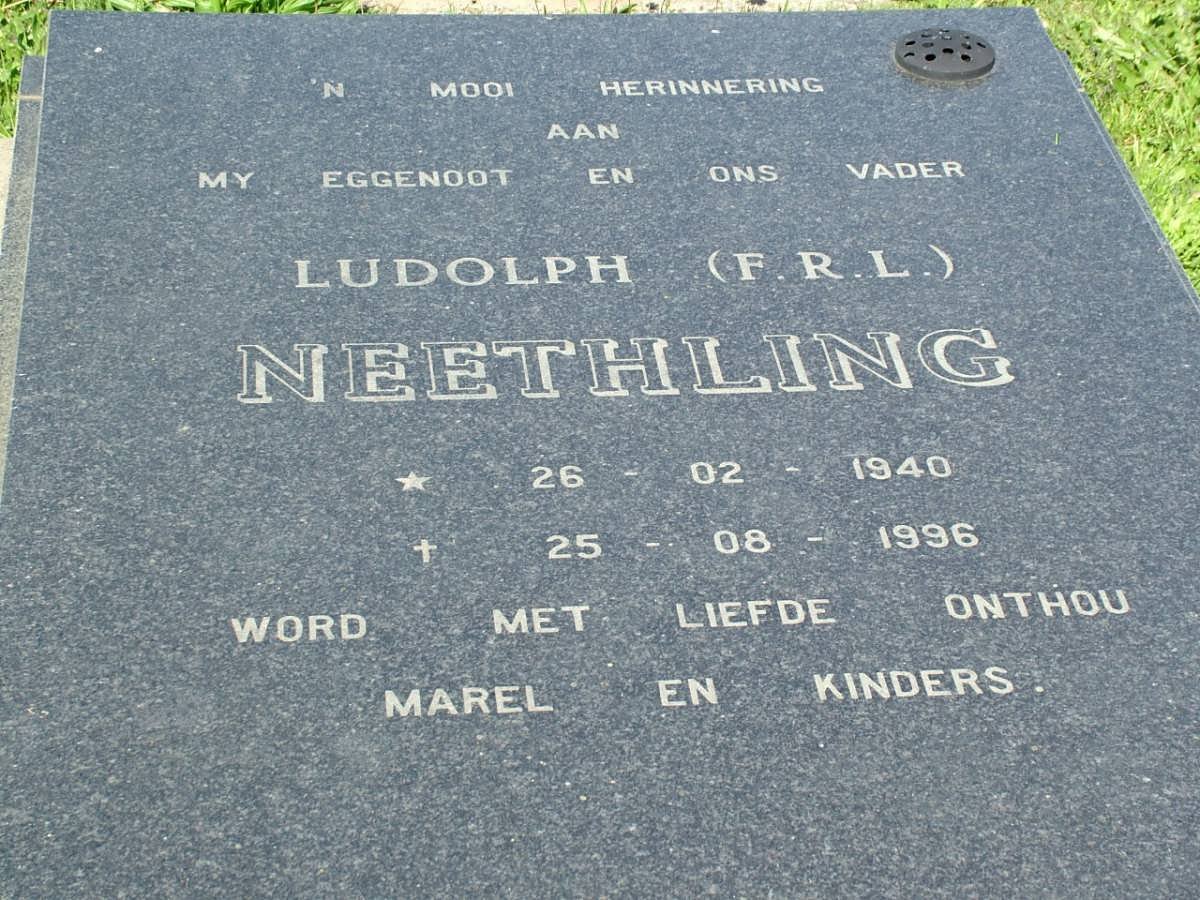 NEETHLING F.R.L. 1940-1996
