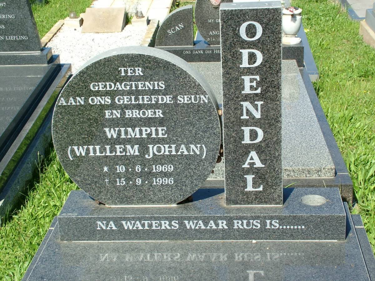 ODENDAAL Willem Johan 1969-1996