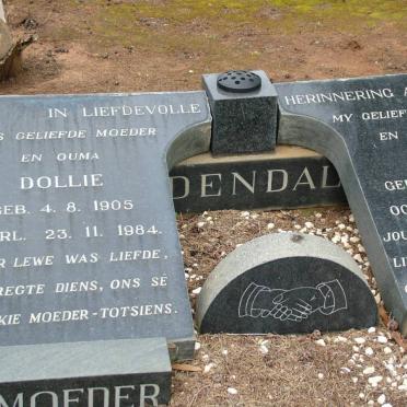 ODENDAL Gert 1902-1973 &amp; Dollie 1905-1984