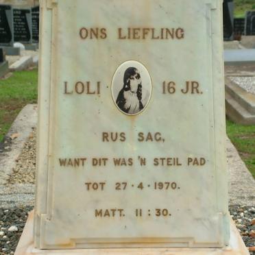 ODENDAL Loli -1970