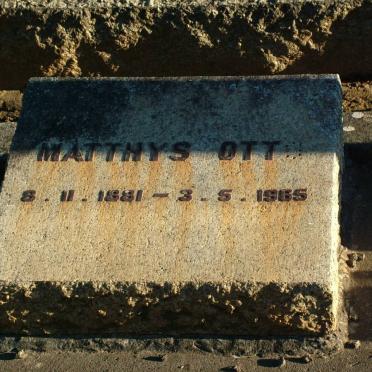 OTTO Matthys 1881-1965