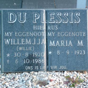 PLESSIS Willem J.J.A., du 1920-1986 &amp; Maria M. 1923-