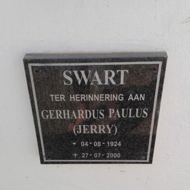 SWART Gerhardus Paulus 1924-2000
