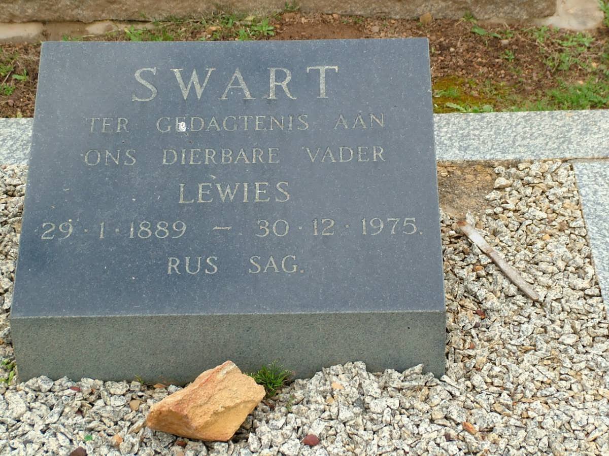 SWART Lewies 1889-1975