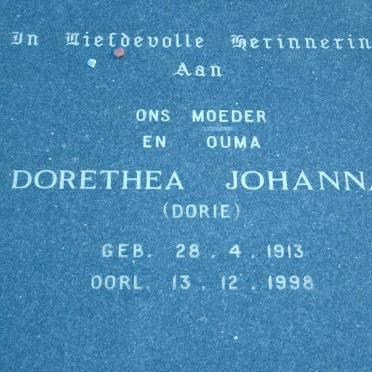 SWART Johannes Urbanus 1906-1985 &amp; Dorethea Johanna 1913-1998