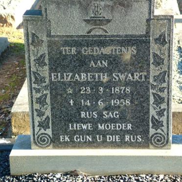 SWART Elizabeth 1878-1958