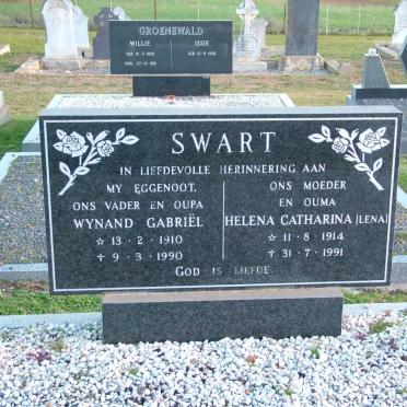 SWART Wynand Gabriel 1910-1990 &amp; Helena Catharina 1914-1991