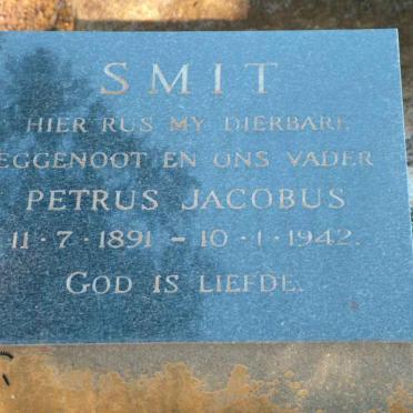 SMIT Petrus Jacobus 1891-1942