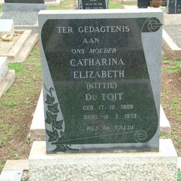 TOIT Catharina Elizabeth, du 1906-1973