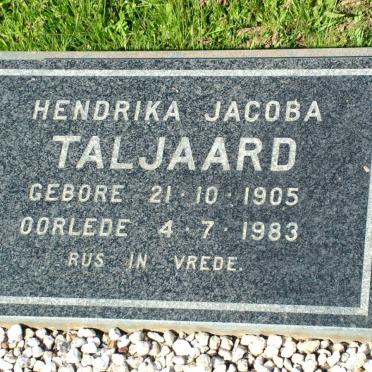 TALJAARD Hendrika Jacoba 1905-1983