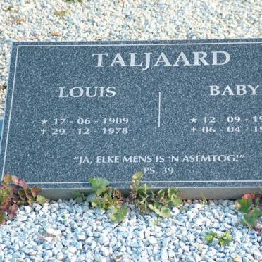 TALJAARD Louis 1909-1978 &amp; Baby 1917-1994