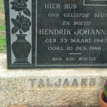 TALJAARD Hendrik Johannes 1943-1966