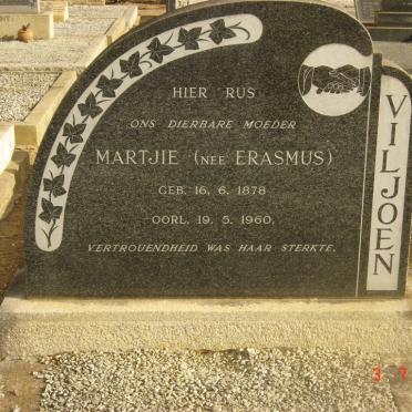 VILJOEN Martjie nee ERASMUS 1878-1960
