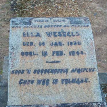 WESSELS Ella 1930-1945