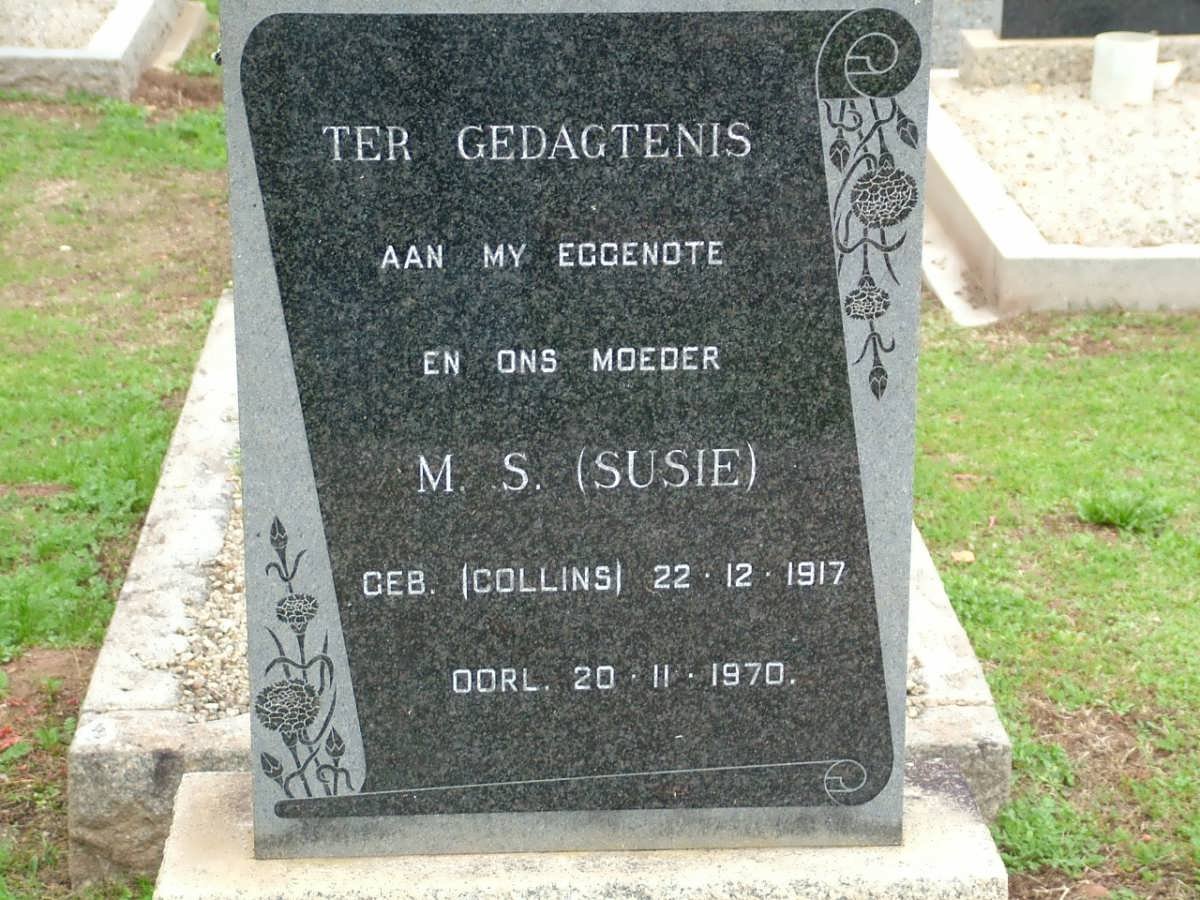 ? M.S. nee COLLINS 1917-1970