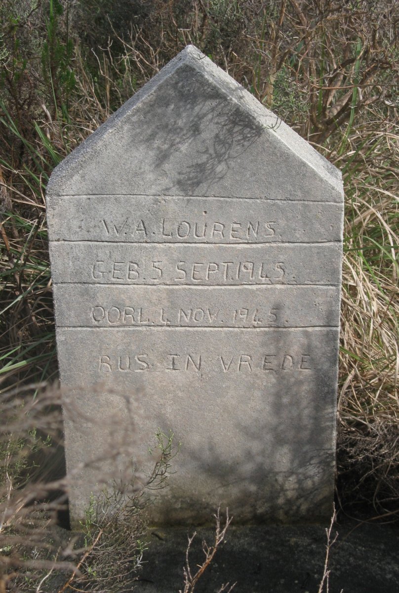 LOURENS W.A. 1945-1945