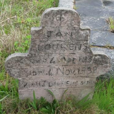 LOURENS Jan 1854-193?
