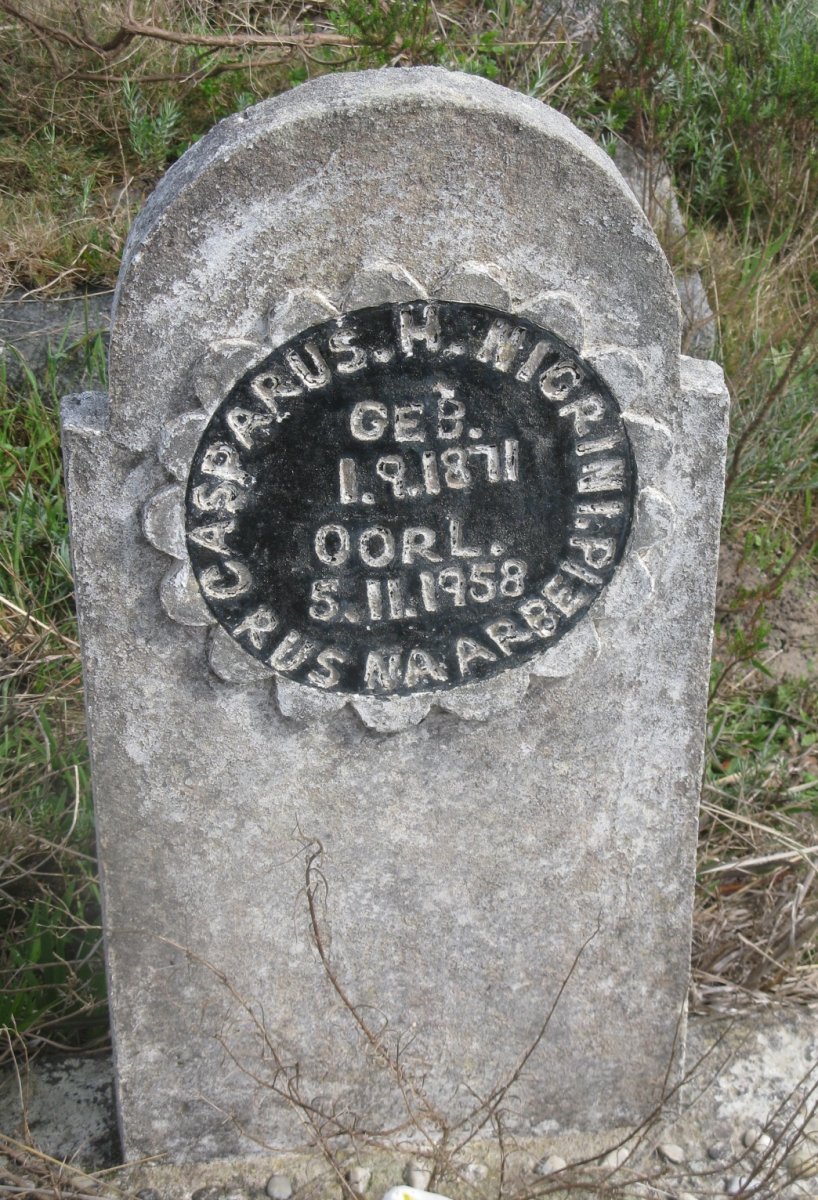 NIGRINI Casparus H. 1871-1958