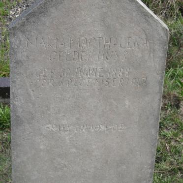 GELDENHUYS Maria Magthalena 1888-194?