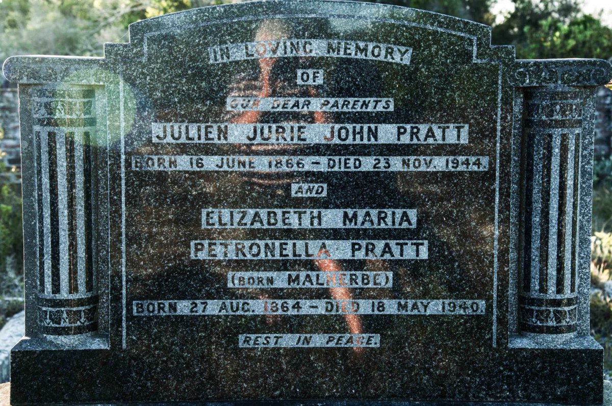 PRATT Julien Jurie John 1866-1944 &amp; Elizabeth Maria Petronella MALHERBE 1864-1940