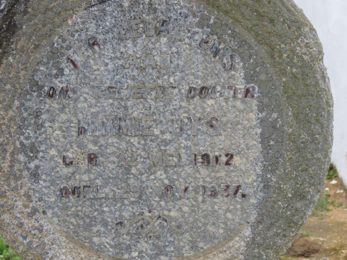 UYS Mimmie 1912-1937