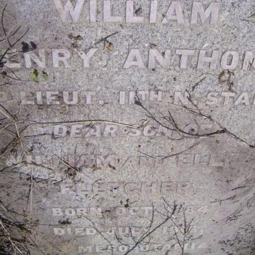 FLETCHER William Henry Anthony 1884-1916