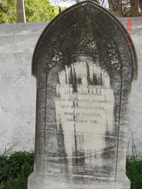 SENTHALL Fritz M.O. 1844-1901
