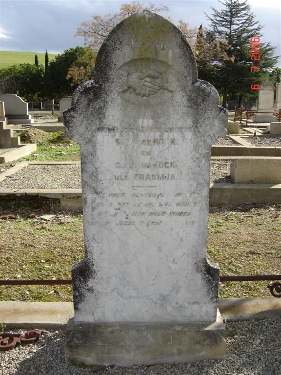 KOCK S.D., de  &amp; G.J. ERASMUS