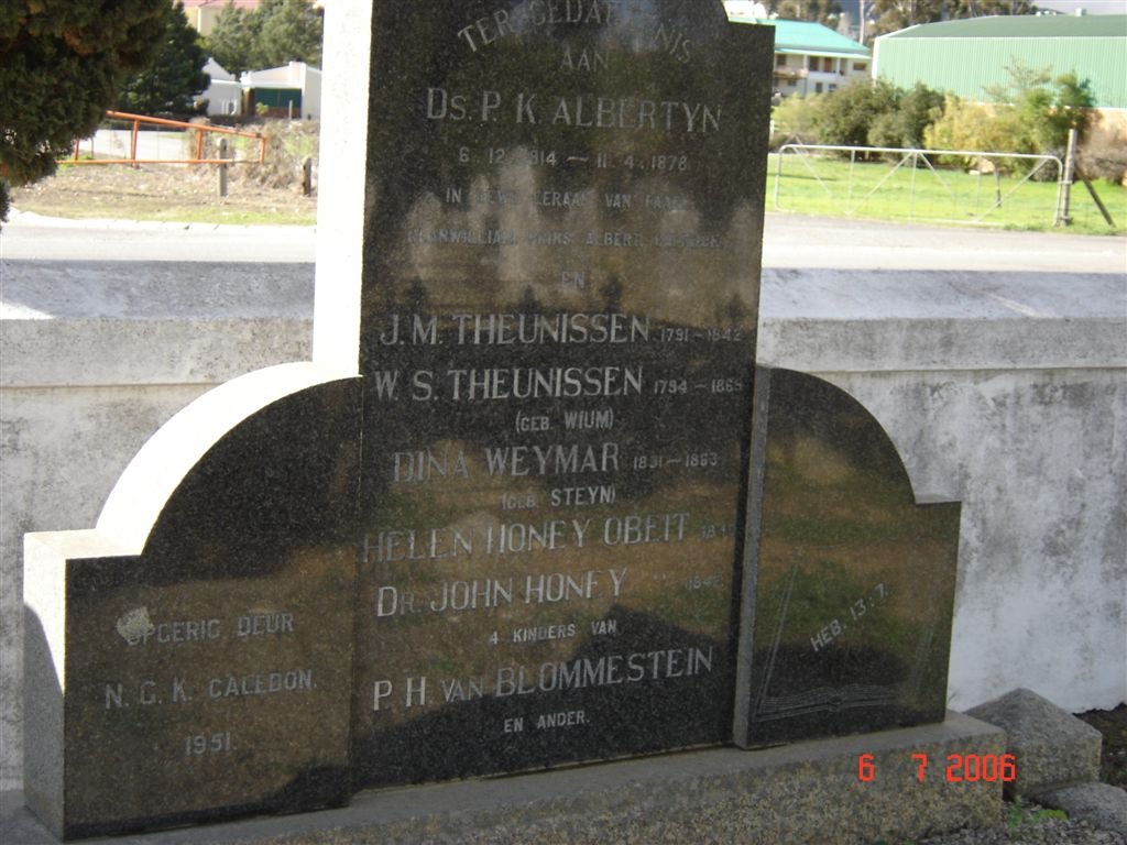 3. N.G.KERK MEMORIAL Stone