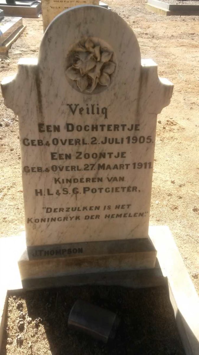 POTGIETER -1905 :: POTGIETER -1911