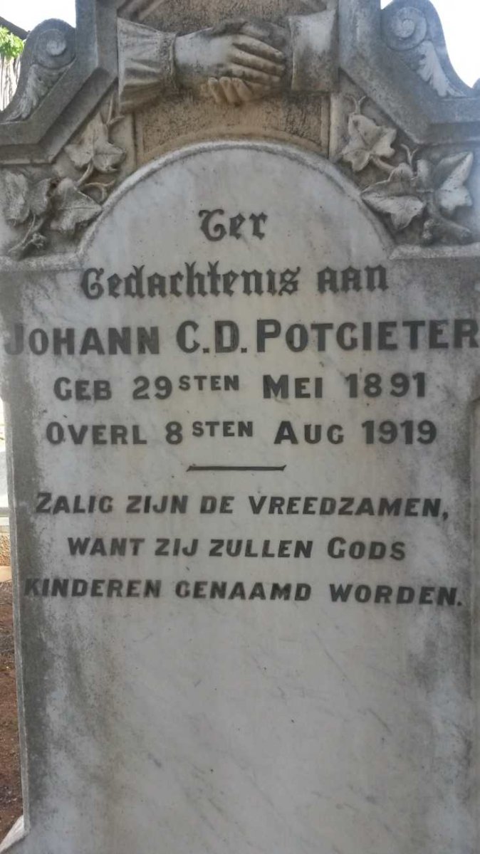 POTGIETER Johann C.D. 1891-1919