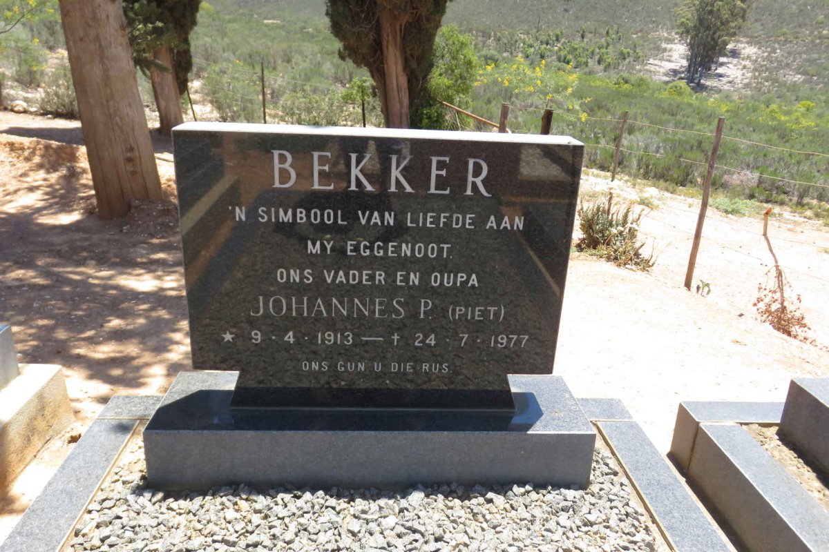 BEKKER Johannes P. 1913-1977