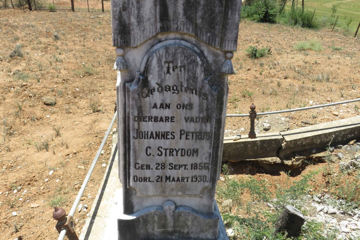 STRYDOM Johannes Petrus C. 1856-1930