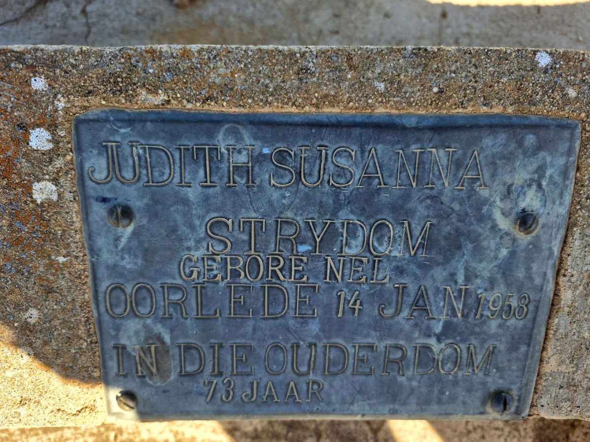 STRYDOM Judith Susanna nee NEL -1958